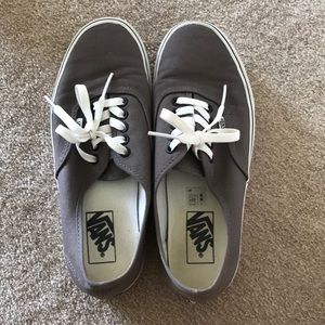 Charcoal grey vans